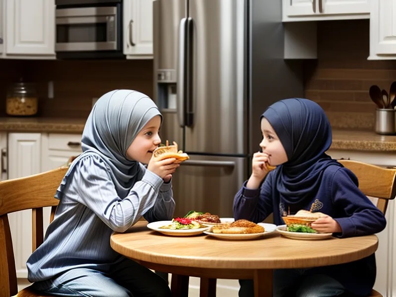 hala-au-pair-girls-at-kitchen-table